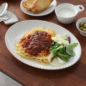 미토 유럽풍 빈티지 테이블웨어 타원접시 도자기 그릇 Msize