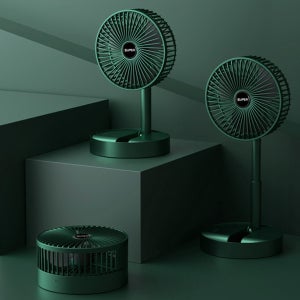 책상선풍기 사무실선풍기 무소음 무선미니선풍기 고급디자인