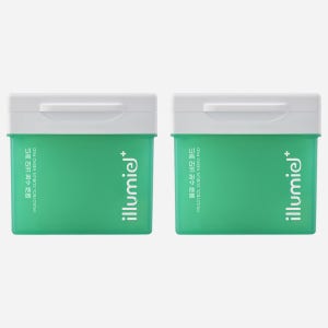 물결 수분 네모패드 60매, 2개