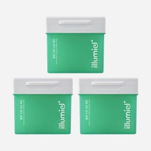 물결 수분 네모패드 60매, 3개