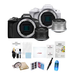 캐논 CANON EOS R50 18-45mm KIT 미러리스 카메라 영상촬영 8종패키지