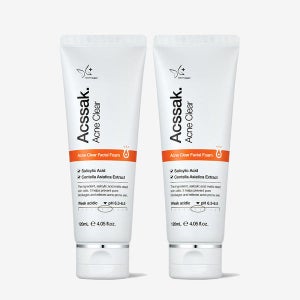 1+1 더마겐 아크싹 클렌징폼 여드름 세안제 저자극 약산성 120ml 2개 총240ml