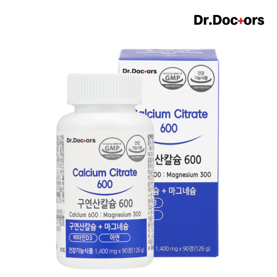 <b>닥터닥터스</b> 구연산 칼슘 600 90정