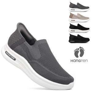 행텐 남성 메쉬 손 안대고 신는 통풍 슬립온