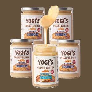 요기스 4+1병 100% 무첨가 무가당 Non-GMO 땅콩버터 땅콩잼 360g 하이올레익 땅콩