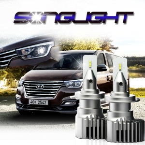 그랜드 스타렉스 어반 상향등 하향등 합법 LED 라이트 전조등 브라비오 올뉴클래식 H7 헤드램프