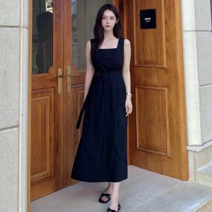 마인드브릿지 [인플루언서PICK][COUTURE]슬리브리스 벨티드원피스 MZOP3272