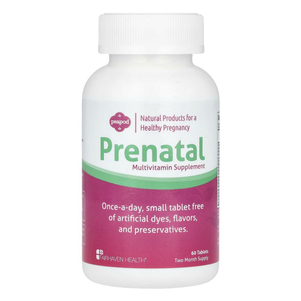 페어헤븐헬스 PeaPod <b>프리네이탈 멀티비타민</b> 서플먼트 60타블렛
