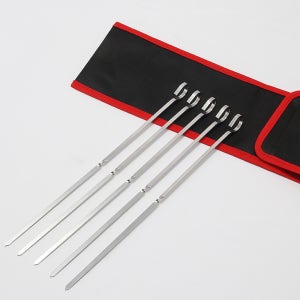 캠핑파티 바비큐 꼬치 12p세트 그릴 스텐 캠핑꼬치