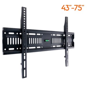 BEISHI 블랙 냉간 압연 강철 고정 TV 벽 마운트 브래킷 43 인치 75 LED LCD TV용 70kg 하중 VESA 100x100 600x400 지지대