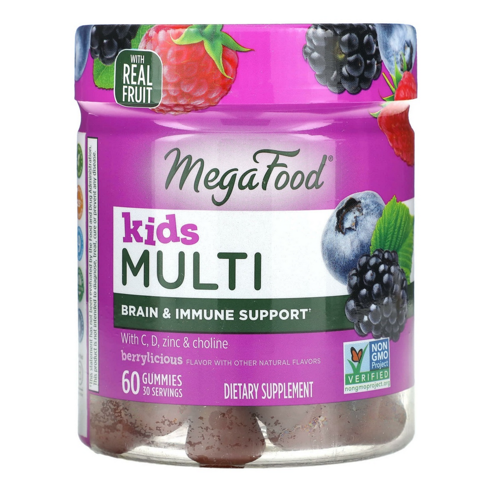 <b>메가푸드</b> MEGAFOOD <b>키즈</b> 멀티 베리 리셔스 60구미