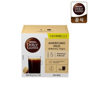 네스카페 돌체구스토 캡슐커피 아메리카노 마일드, 12개입, 1개