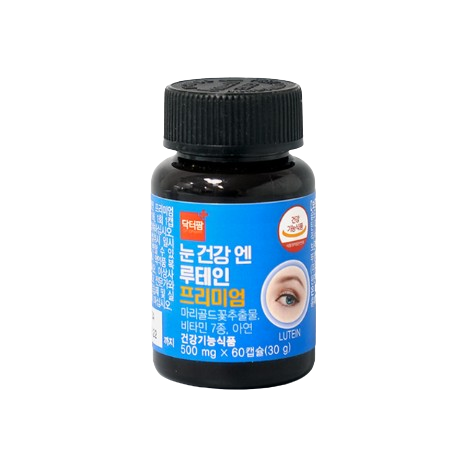 <b>닥터팜</b> 눈 건강 엔 <b>루테인</b> 프리미엄 500mg x 60캡슐