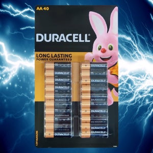 듀라셀 알카라인 건전지 AA 40개입 코스트코 오래가는 1.5V LR6 도어락 장난감