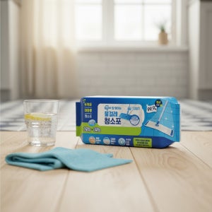 숨 물걸레 청소포 50매 6입 걸레 청소물티슈 일회용 리필