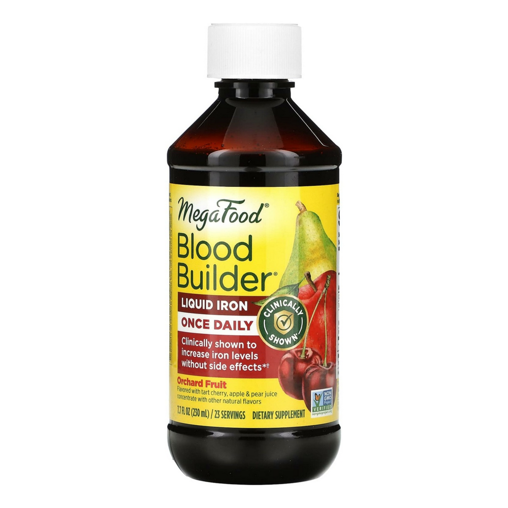 <b>메가푸드</b> MEGAFOOD 블러드빌더 액상 철분 원스데일리 오차드프룻 230ml