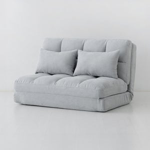 [패브릭] 앰보 2인 좌식 소파베드 4959.7884, 라이트그레이