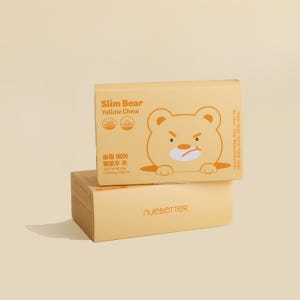 뉴베러 슬림 베어 캔디 옐로우 츄 가르시니아 붓기 체지방 탄수화물 컷팅 90정, 3개