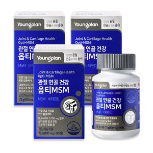 영진약품 옵티 MSM 2000 관절 연골 건강 90정, 3개