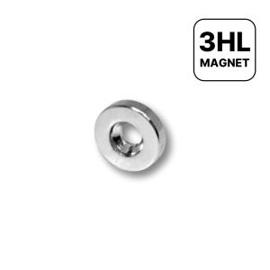 네오디뮴 사라자석 접시자석 원형 13x3mm, ( 6.5x4.2mm ) 1홀