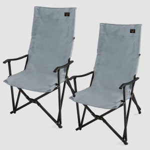 캠프빌리지 캠핑 의자 릴렉스 체어 접이식 특대 2개