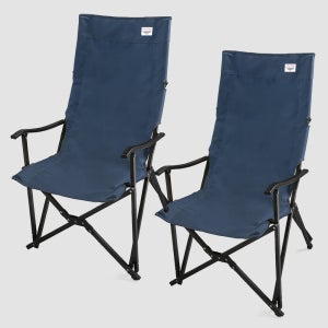 캠프빌리지 캠핑 의자 릴렉스 체어 접이식 특대 2개