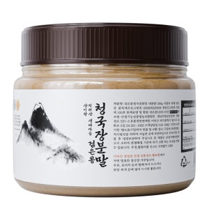 지리산 친환경로 생태마을 산이랑 쥐눈이콩 청국장가루 1kg, 1개