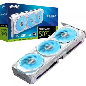 이엠텍 지포스 RTX 5070 MIRACLE WHITE D7 12GB / MPS