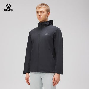 KELME 켈미 트레이닝 자켓 남성 캐주얼 방수 방풍 바람막이 마노 블랙(4단계 방수)