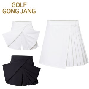 여성골프반바지 플리츠 치마바지 골프스커트 핏 반바지