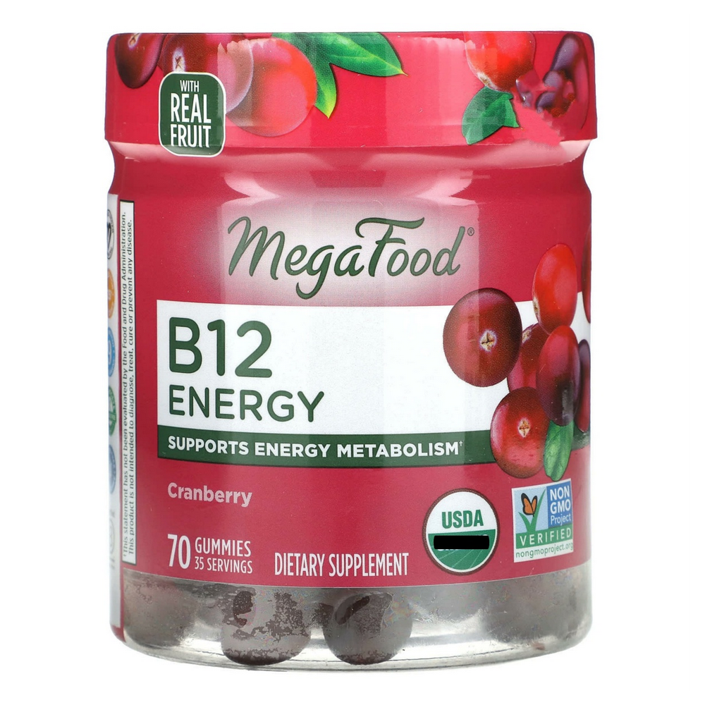<b>메가푸드</b> MEGAFOOD <b>비타민B12</b> 에너지 크렌베리 70구미