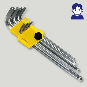 육각 렌치 세트 볼 6각 M 휴대용