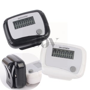 디지털 만보기 허리장착 클립 만보계