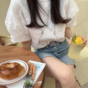 글로시 모아여름블라우스 재진행