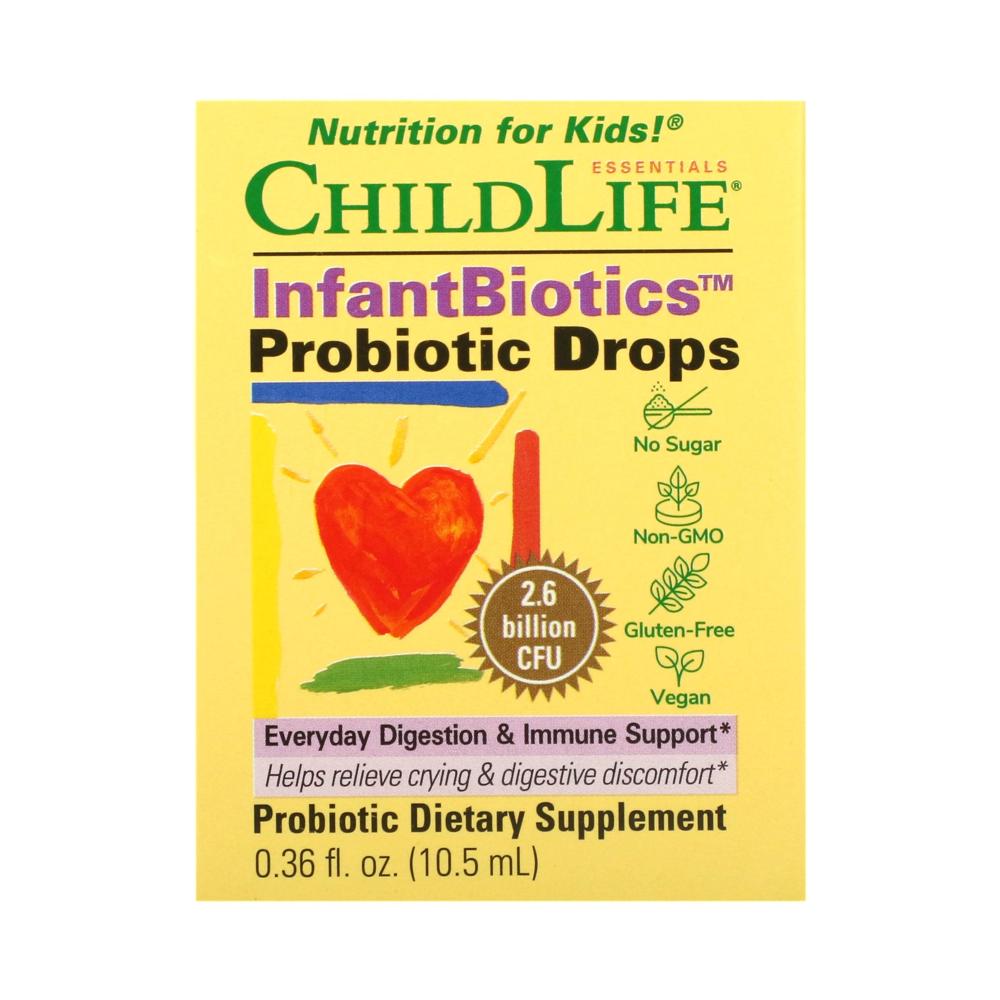 차일드라이프 에센셜 <b>인펀트</b>바이오틱스 <b>프로바이오틱</b> 드롭스 0.27 fl oz (8 ml)