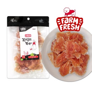 내품애 간식주는 누나 컷 닭가슴살180g 강아지 육포 간식