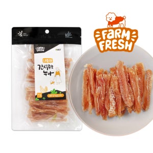 내품애 간식주는 누나 하드 닭가슴살 스틱 180g 강아지 육포 간식