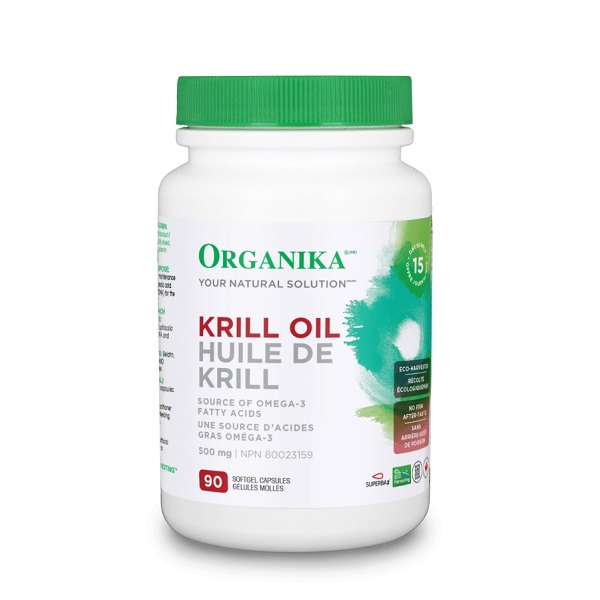 젊은뇌혈관 <b>염증</b>날리는 필수지방산 <b>오가니카</b> 크릴 오일 500mg 90sftgel