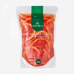 수제자몽청 카페 자몽 자몽에이드 베이스시럽 과일청 2kg, 1팩