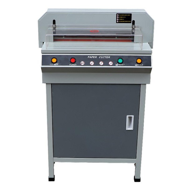 450V + 전기 종이 커터 디지털 반자동 스택 두꺼운 연도 단두대