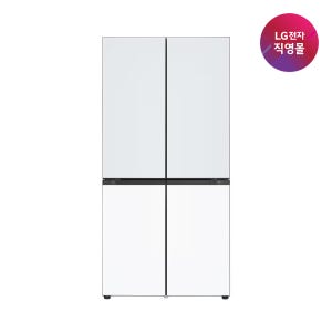 [LG전자 직영] LG디오스 오브제컬렉션 STEM 냉장고 Fit&Max 미스트 크림 스카이+에센스 화이트(M626GYQ052S)