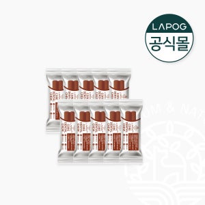 라포그 강아지 덴탈껌 코어덴탈츄 레드 10p , 저알러지 곤충단백질 구강케어 입냄새제거