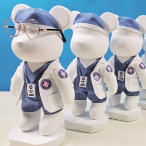 의사 빅베어브릭 석고방향제 미니템