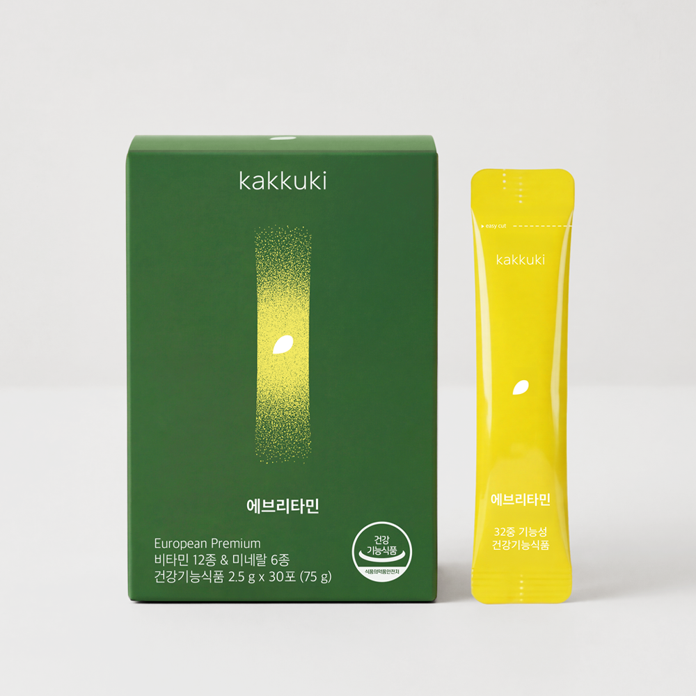 가꾸기 에브리타민 맛있는 <b>레몬</b>맛 18종 멀티비타민, 미네랄 1<b>박스</b>(1개월분)
