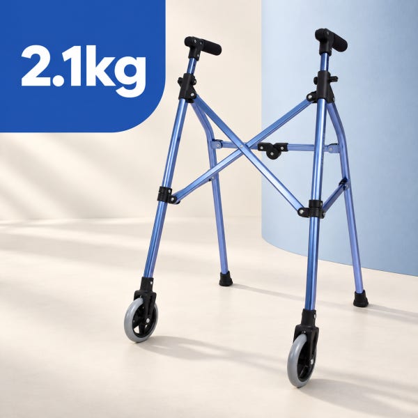 대세엠케어 2.1kg 초경량 라이트워커 접이식 고령자용 보행차 노인용 보행보조기 + 보관가방 증정