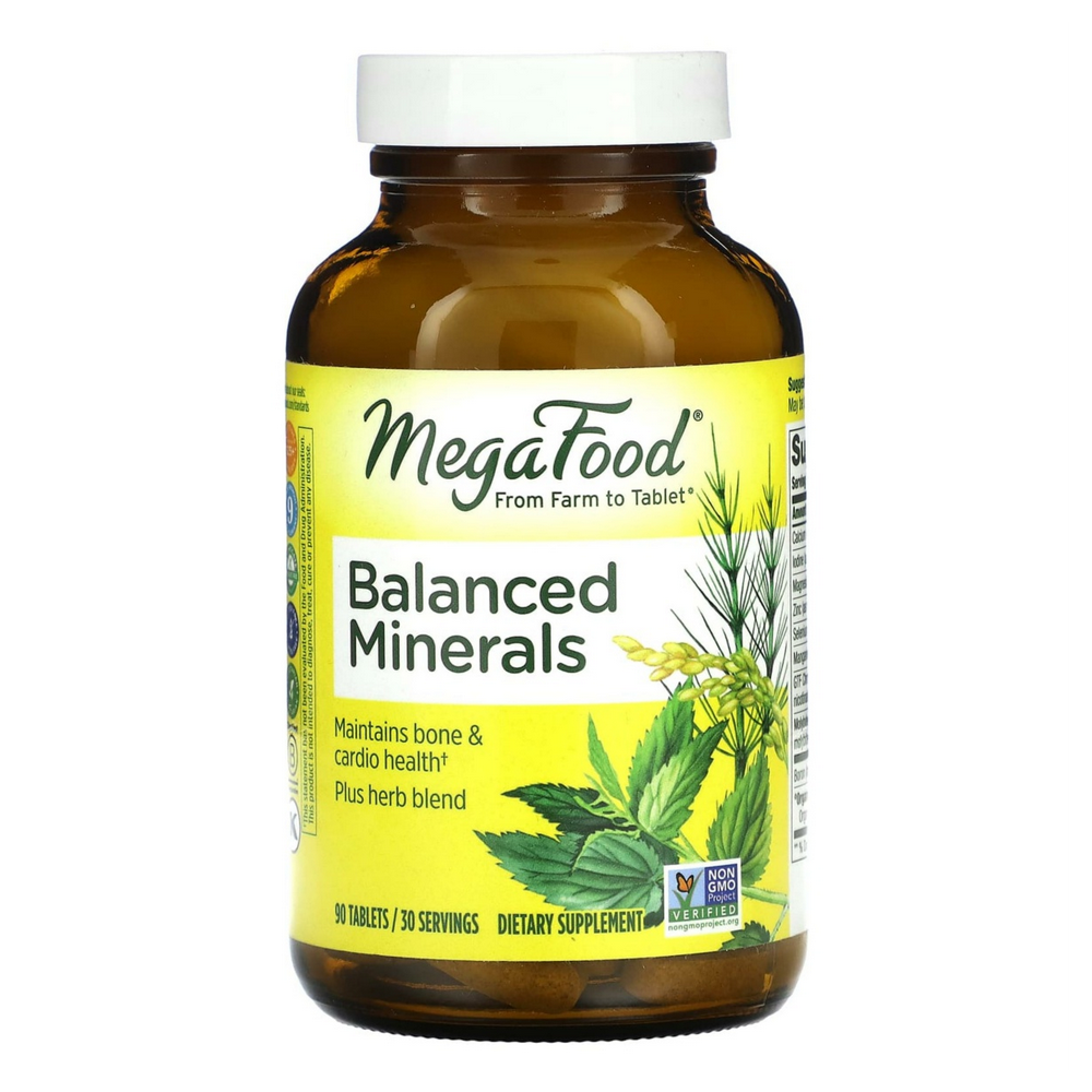 <b>메가푸드</b> MegaFood 밸런스드 미네랄스 90타블렛