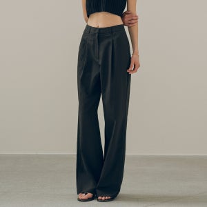 [시야쥬] SIPT7123 T/N 세미 부츠컷 슬랙스_Black