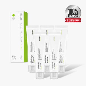 에이카랩스 불소치약 고불소치약 1450ppm 라임블렌드 구취제거 임산부 110g, 5개