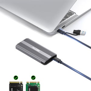 NVMe NGFF M.2 SSD 외장케이스 SATA 콤보 리더기 알루미늄 케이스 쿨링
