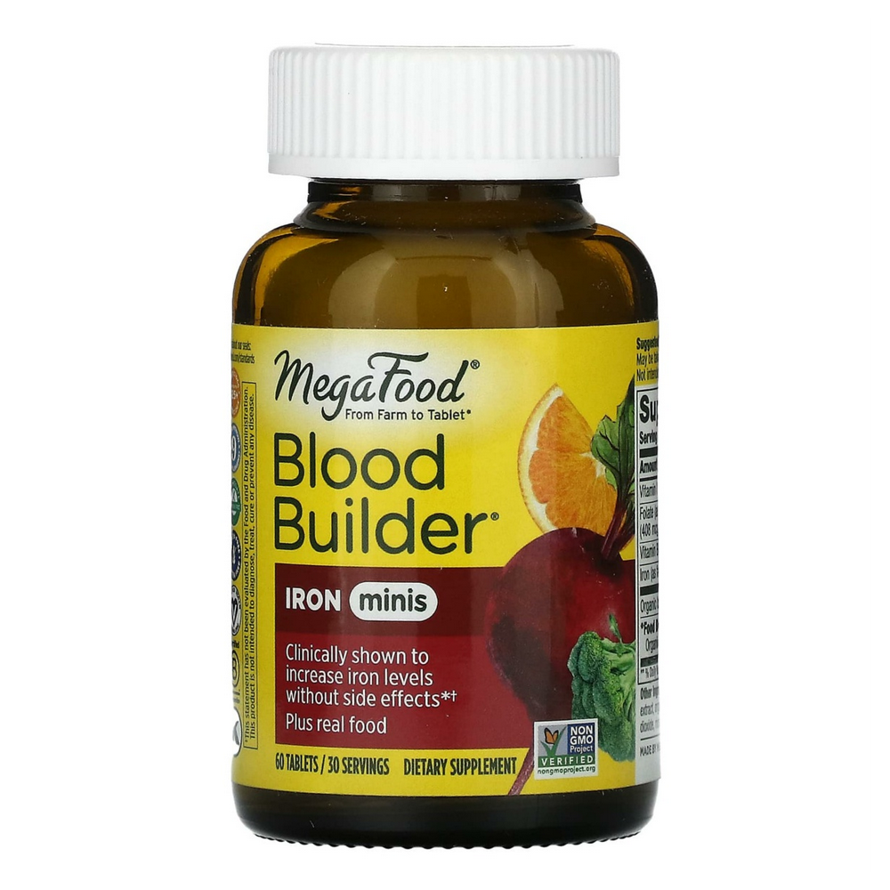 <b>메가푸드</b> MegaFood 블러드 빌더 미니스 아이언 철분 60타블렛